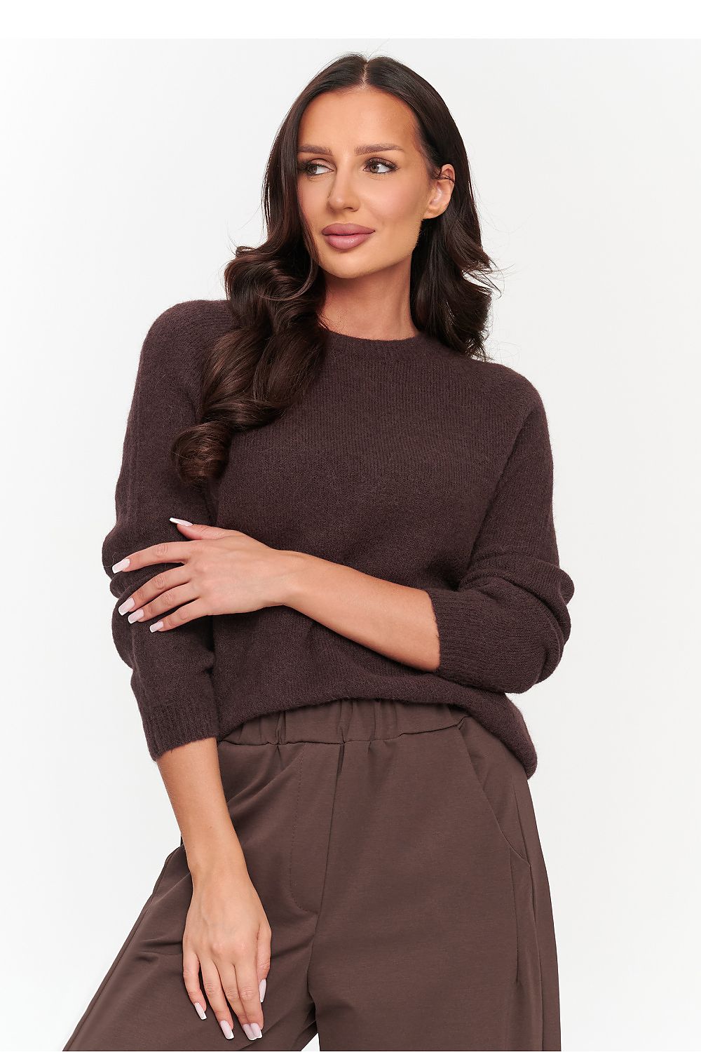 Jumper model 230857 Makadamia